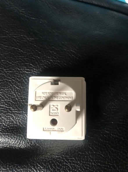 Photo of free Travel Plug (Westbury Wiltshire) #1