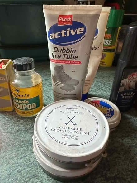 Photo of free Shoe cleaner, suede dye, dubbin, golf head cleaner (Knaresborough HG5) #4