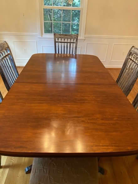 Photo of free Solid wood dining table + 6 chairs (McLean, VA) #3