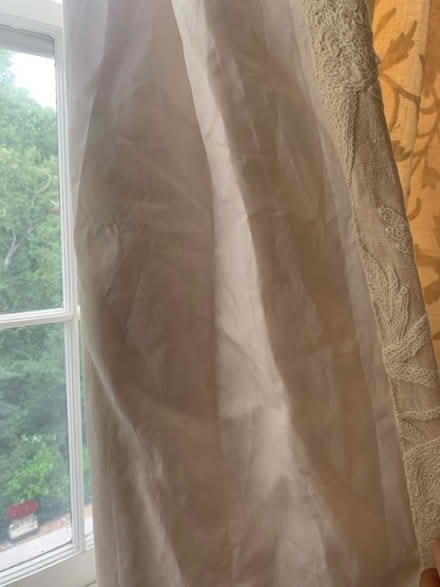 Photo of free Crewel Embroidered Curtains, White (Cleveland Park) #4