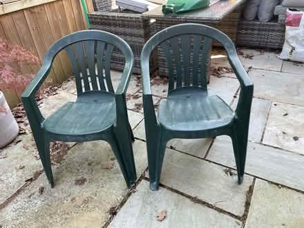 Photo of free 2 Garden Chairs. (Whitehill GU35) #1