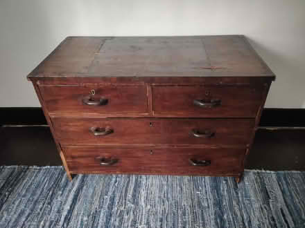 Photo of free Vintage solid wood chest of drawers (SO17 1UE) #1