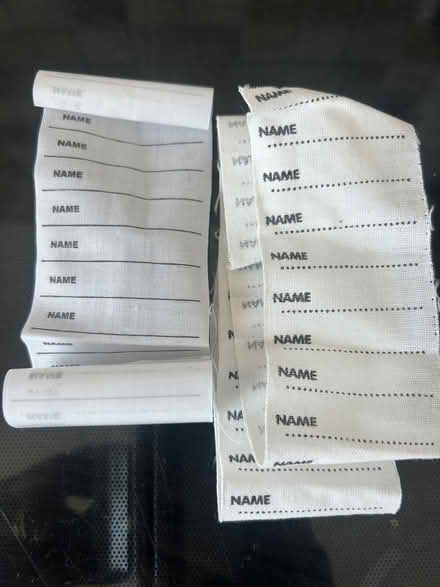 Photo of free Labels for uniform (Farlington PO6) #1