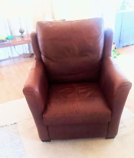 Photo of free Leather Armchair (Hawkhurst Court RH14) #3