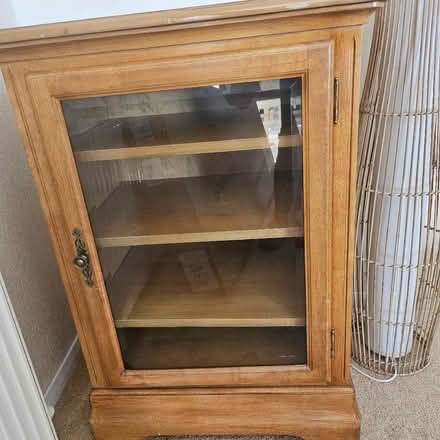 Photo of free Solid, Wood Glass Fronted Cabinet (Nethertown CA22) #1
