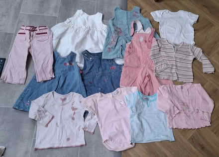 Photo of free Bundle of baby girl clothes 12-18 mths (Boughton Monchelsea ME17) #1