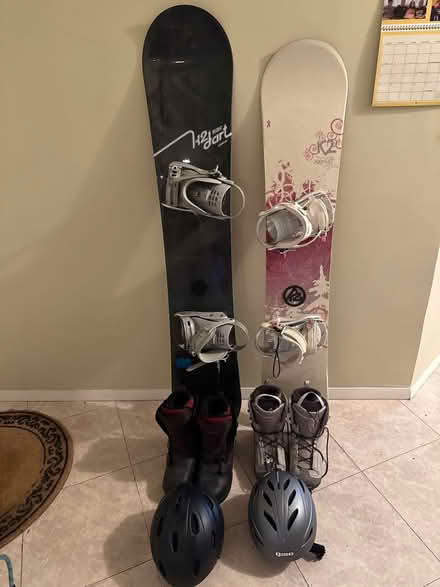 Photo of free Snow boards, boots, helmets (Hartsdale) #1