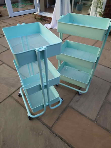 Photo of free Rolling storage trolleys (Horndean PO8) #2