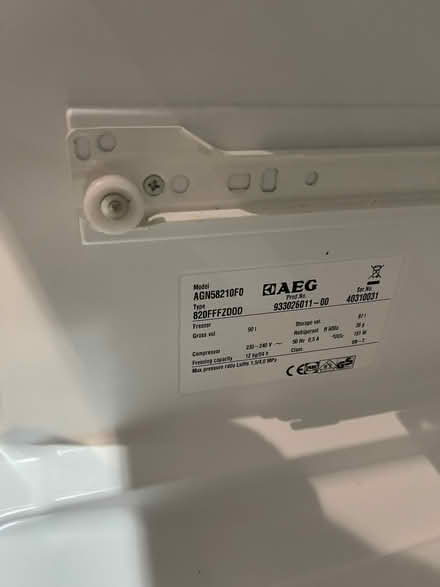 Photo of free AEG Under counter integrated freezer. (Bethnal Green E2) #2