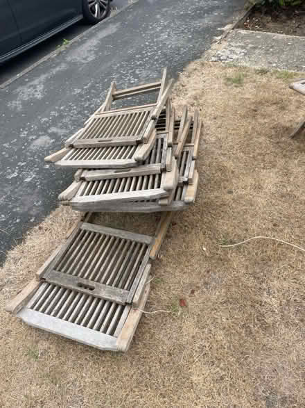 Photo of free 6x Solid Teak Chairs (Woking) #2