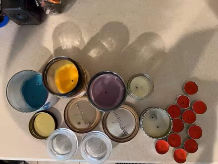 Photo of free candle jars + tea light candles (Ellicott City 21043) #2