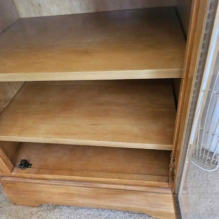 Photo of free Solid, Wood Glass Fronted Cabinet (Nethertown CA22) #2