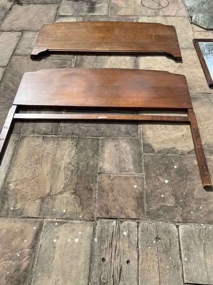 Photo of free 1960’s bed headboard and footboard (Bexhill on sea TN39) #2
