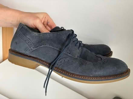 Photo of free Adult blue leather shoes - 9 (Stockport centre SK1) #2