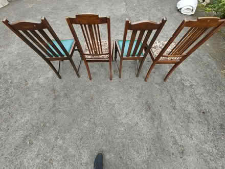 Photo of free 4 x Solid Dining Chairs (Cemmaes SY20) #2