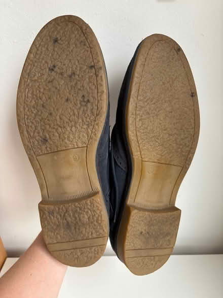 Photo of free Adult blue leather shoes - 9 (Stockport centre SK1) #4