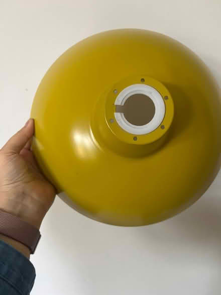 Photo of free Yellow lamp shade (Kennington) #1
