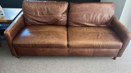 Photo of free Leather Sofa (GU15 1AB) #1