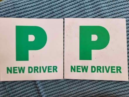 Photo of free 2x P plates (Tonbridge TN12) #1