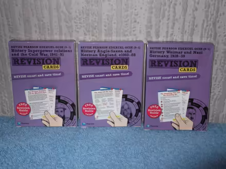 Photo of free History, revision cards (Ainsdale PR8) #1