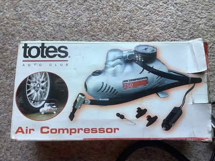 Photo of free Totes 12-volt car air compressor (Grange Estate, Letchworth SG6) #1