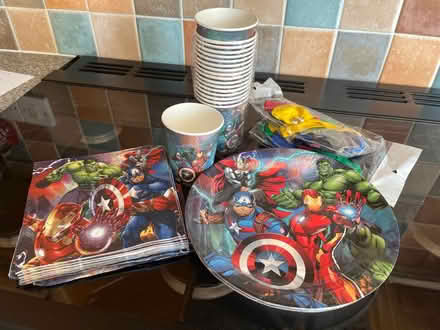 Photo of free Kids superhero party plates, cups… (Martlesham Heath) #1