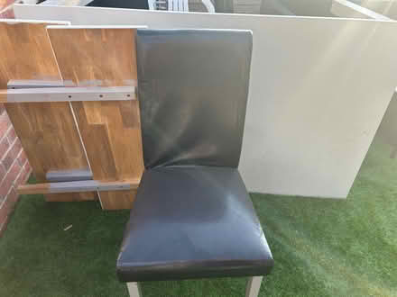 Photo of free Wooden dinning table and chairs (Blackley M9) #1
