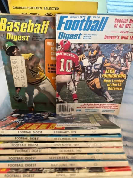 Photo of free Baseball and Football Digests (Highland Ave, RWC) #1