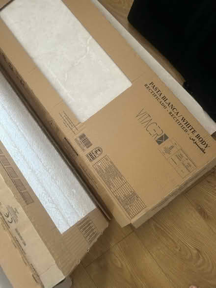 Photo of free Large bathroom tiles (Sowerby HX6) #1