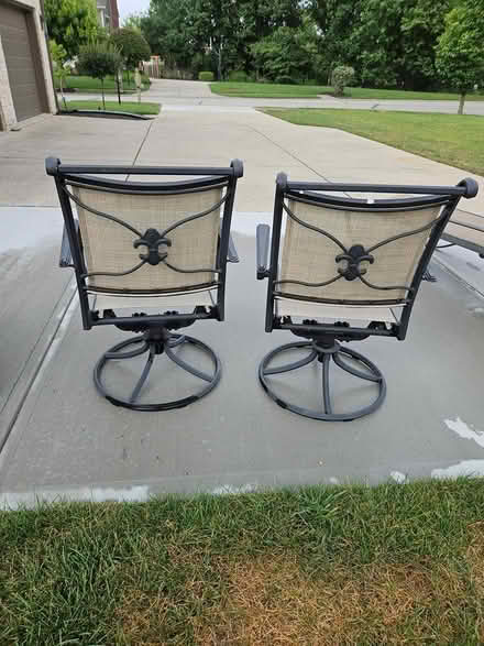 Photo of free Outdoor swivel chairs (Fishers) #2