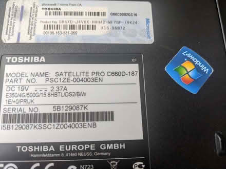 Photo of free Toshiba Satellite Pro Laptop (Knotty Ash L12) #1