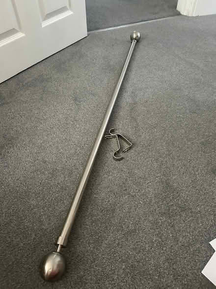 Photo of free Silver extendable curtain pole (ware SG12) #3