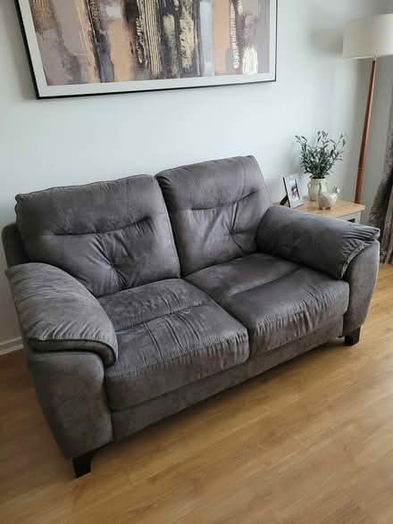 Photo of free 2 seater Grey sofa (East kilbride G74) #1