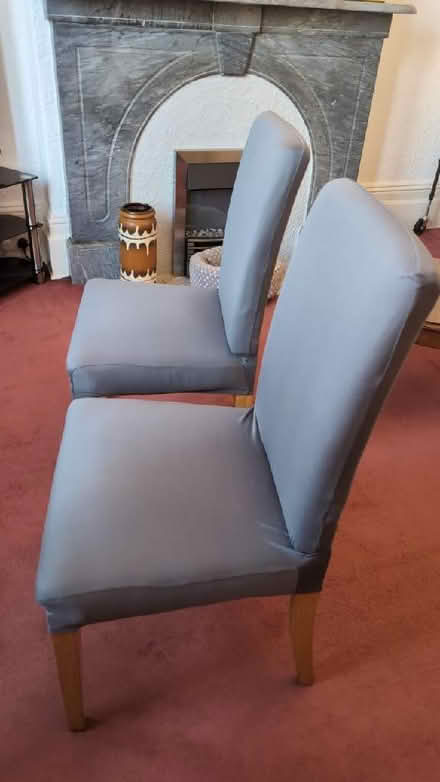 Photo of free 4 Dining Chairs - New Covers (Southport PR8) #1