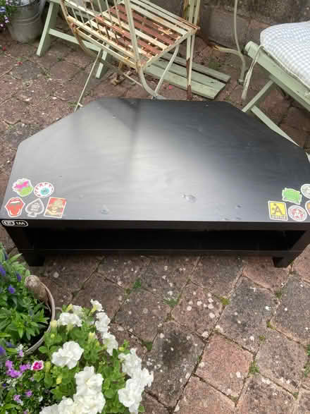 Photo of free IKEA lack black corner tv unit (Presteigne LD8) #3