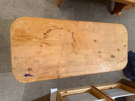 Photo of free Pine table (Fisher Heights) #3