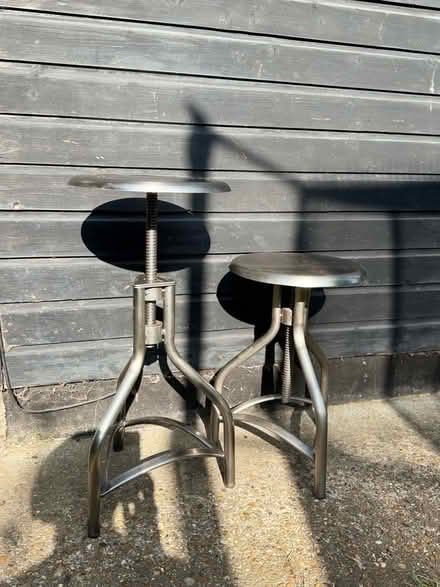 Photo of free Adjustable height bar stools (Billericay CM12 Queens Park) #1