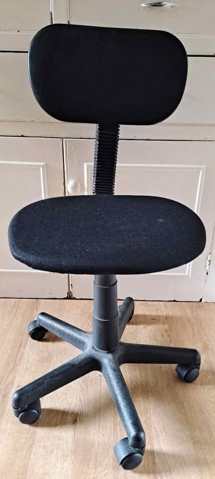 Photo of free Black Desk Chair (Wolverton, MK12) #1