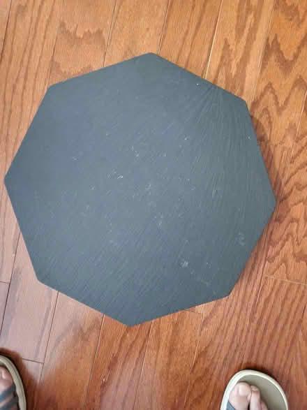 Photo of free Pewter wine bottle dish/lazy susan (Longley Road) #2
