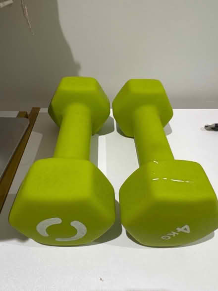 Photo of free 4kg dumbbells pair (Kilburn NW6) #1