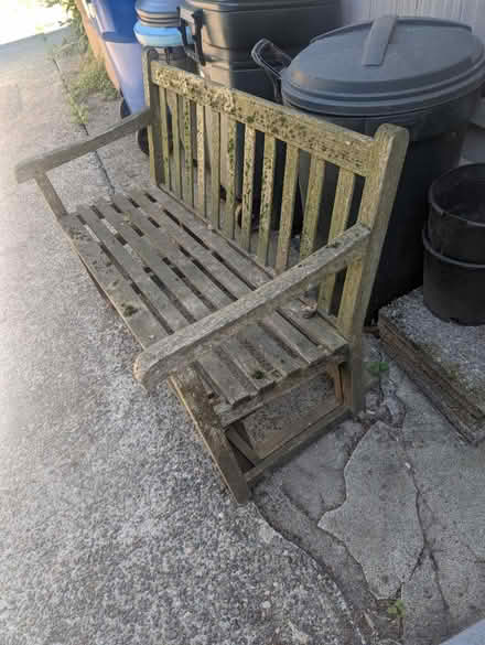Photo of free Wooden garden bench (Greenlake) #3