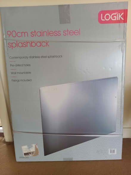 Photo of free New stainless steel splashback (Blackrock) #1