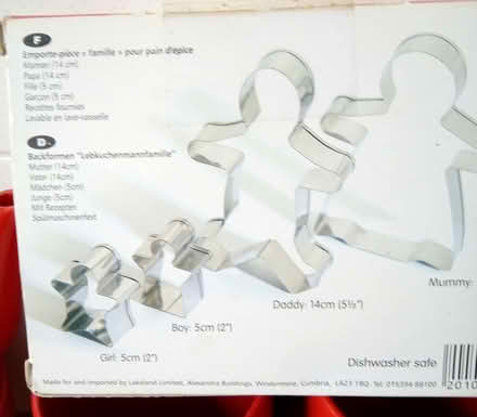 Photo of free Gingerbread family cutters (Orton Goldhay PE2) #1