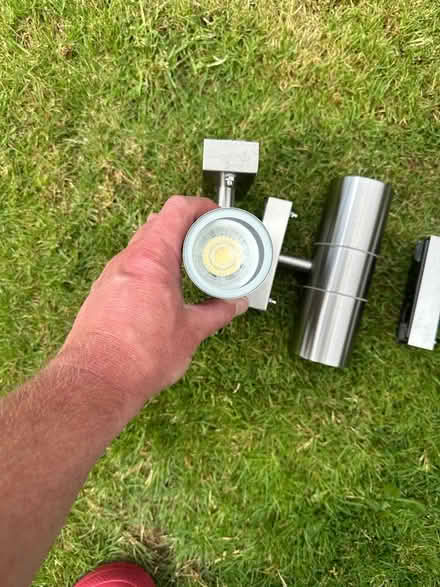 Photo of free 3 steel LED outside lights + one PIR LED light (Astley Village PR7) #2