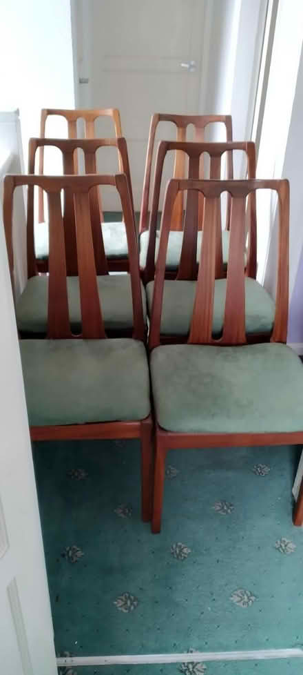 Photo of free Teak dining chairs 'Nathan' (6 set) (Wollaton NG8) #1