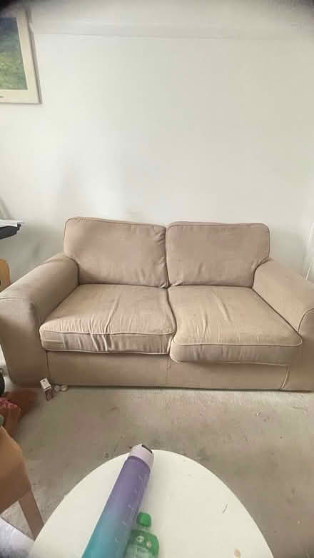 Photo of free Beige two seater chair (CM13) #1