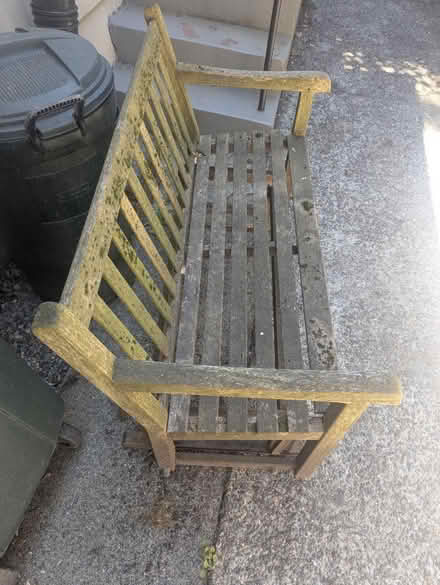Photo of free Wooden garden bench (Greenlake) #2