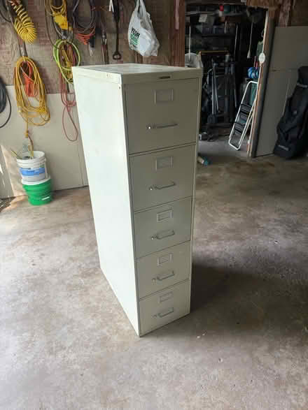 Photo of free Steelcase 5-drawer file cabinet (Mundelein IL) #1