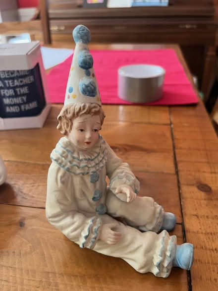 Photo of free ceramic clown figurine (Springfield, Delco) #1
