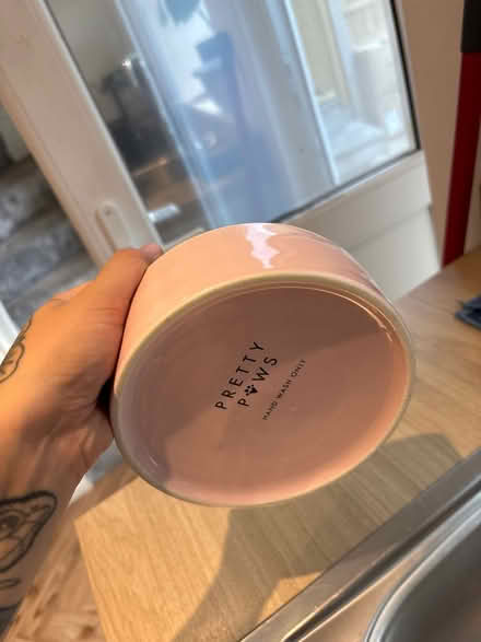 Photo of free pink animal food bowl (S12 Hackenthorpe) #2